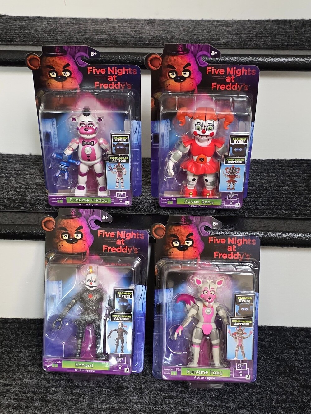 Five Nights At Freddy FNAF Set4 Figure-Circus Baby, Ennard, Funtime Foxy Freddy